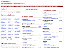 Tablet Screenshot of columbus.localfiles.com